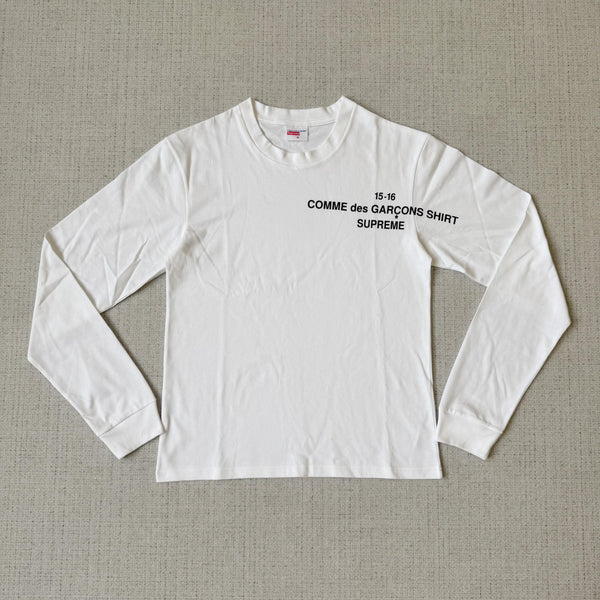 CDG x Supreme Camiseta de manga larga
