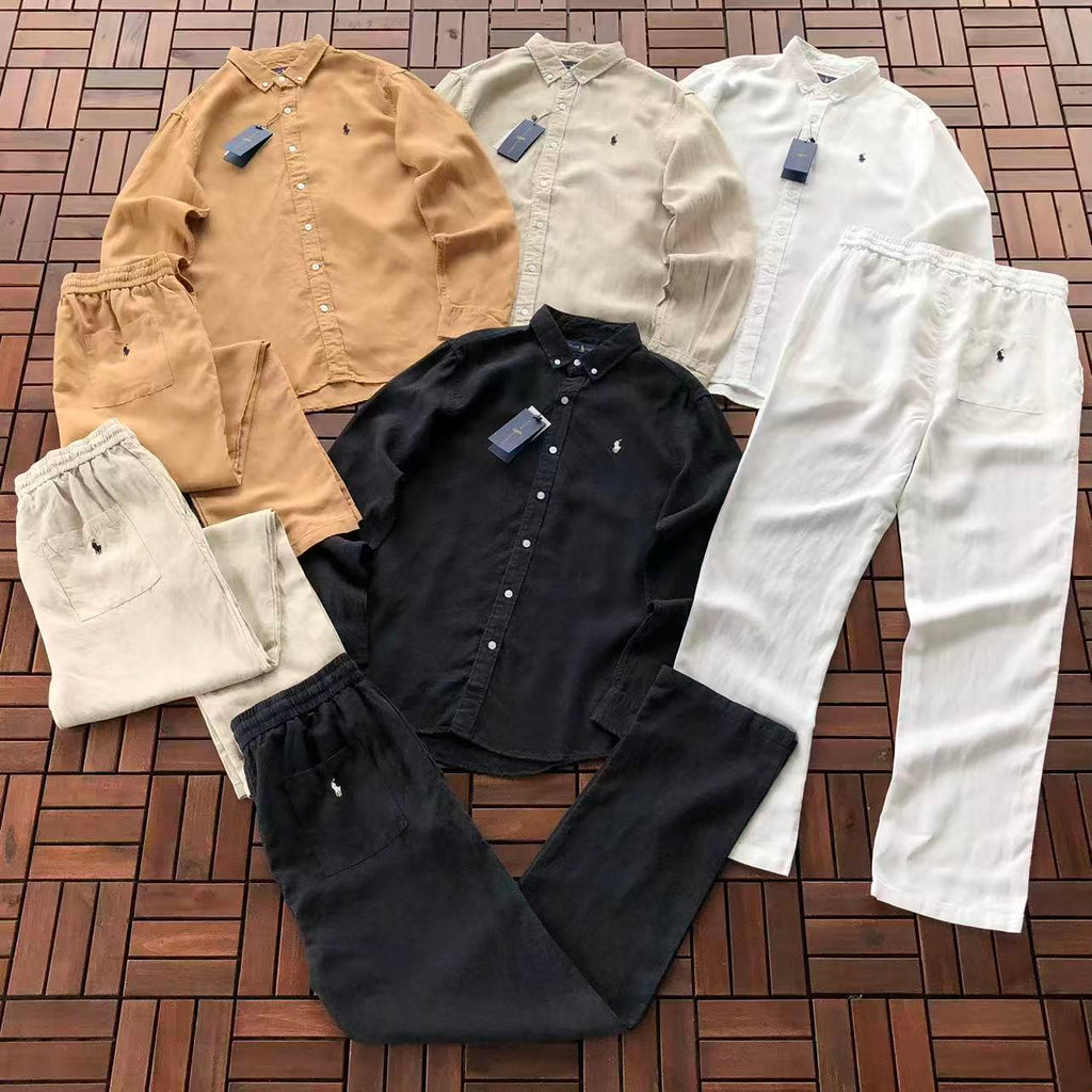 Ralph Lauren Camisa, Pantalones y Pantalones Cortos