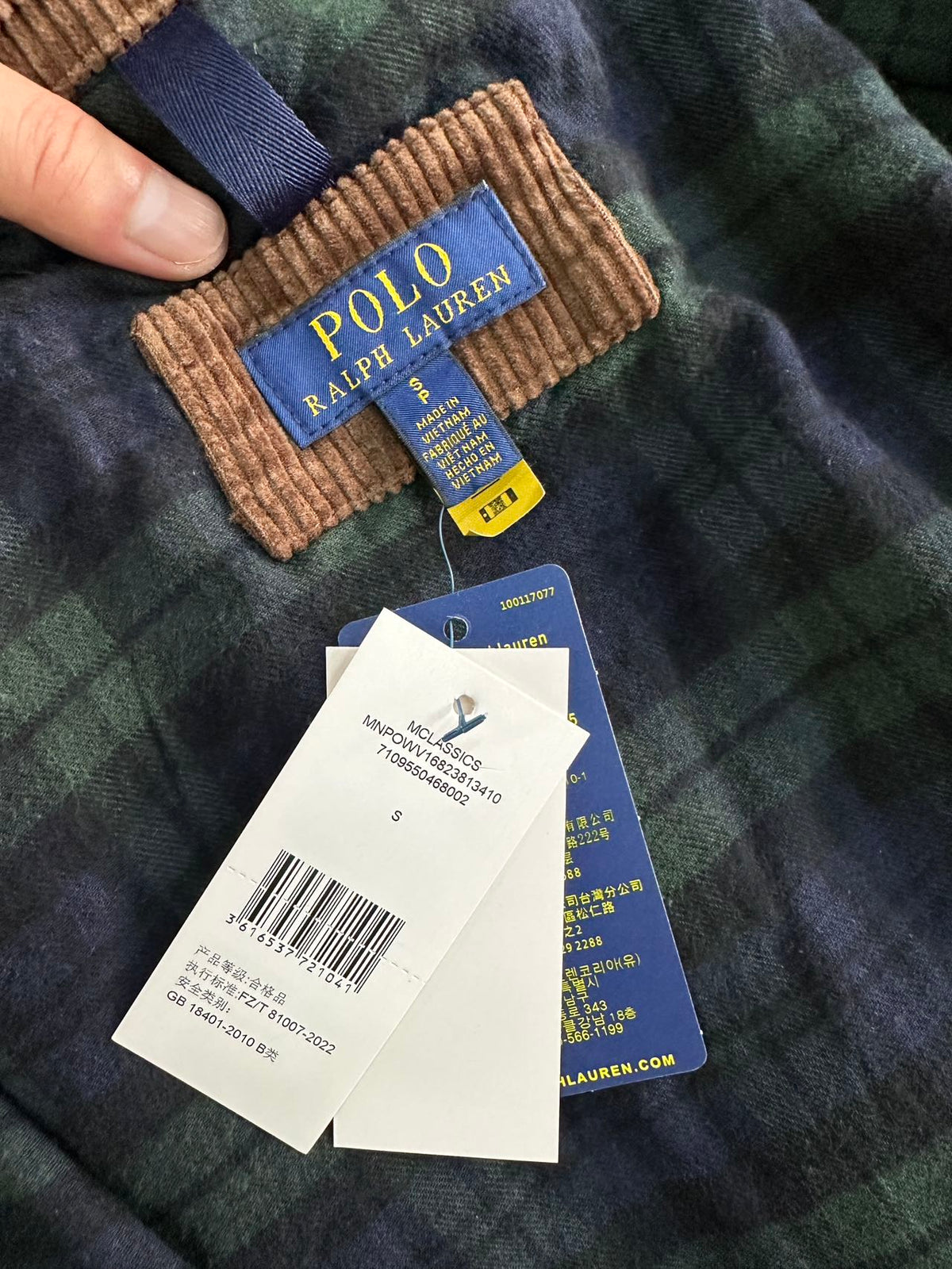 Ralph Lauren Jacket Corduroy