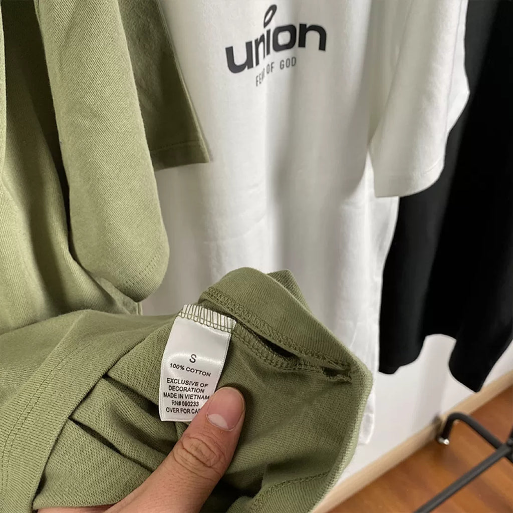 Camiseta y shorts FOG x Essentials x Union 210SS