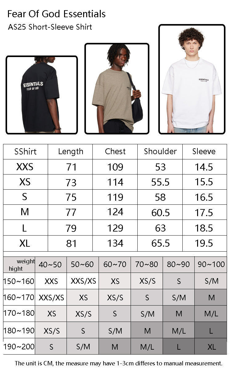 FOG x Essentials Tshirt 25SP Metallic