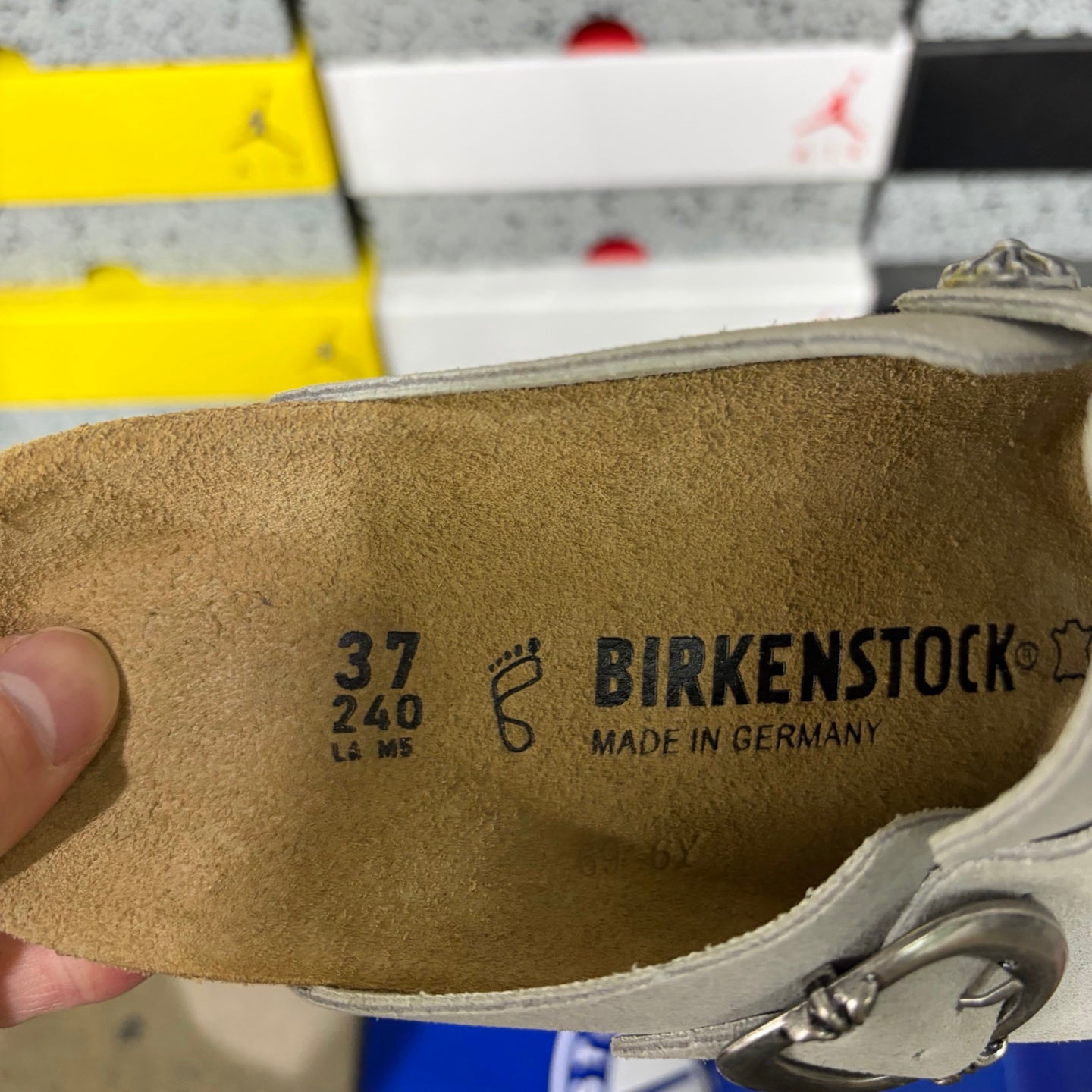 Birkenstock x Chrome Hearts Zuecos