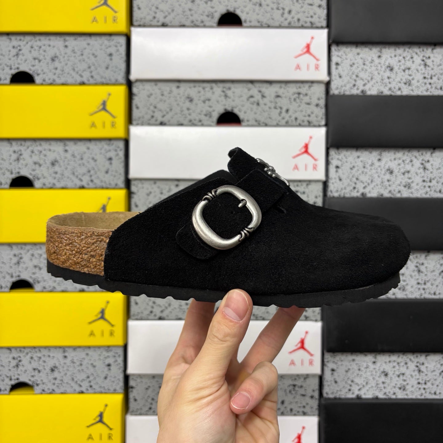 Birkenstock x Chrome Hearts Zuecos
