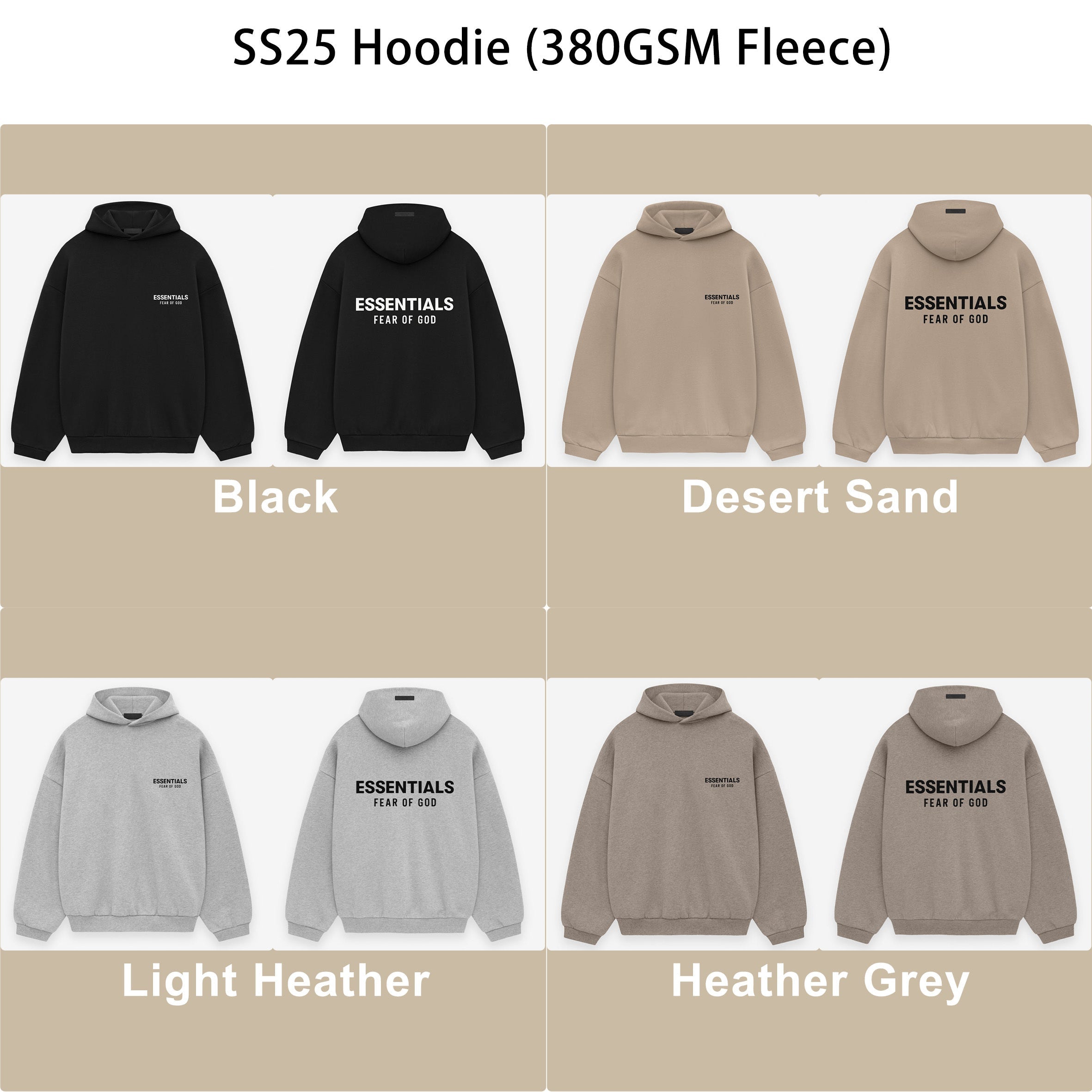 FOG x Essentials Hoodie 25SS